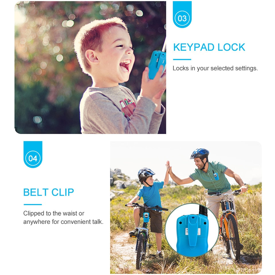 Walkie Talkie For Kids or Adults (2 Pieces)