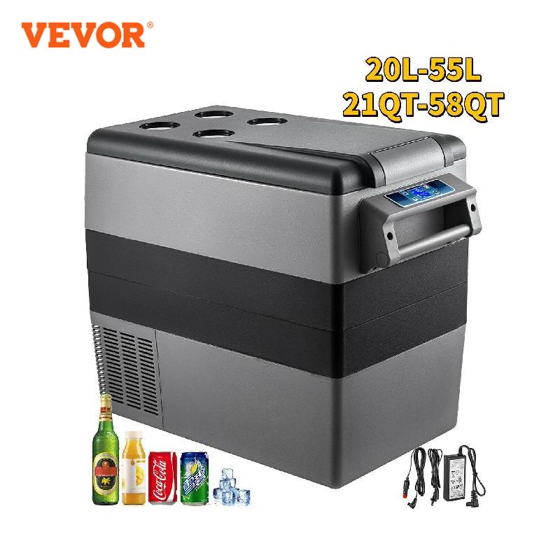 Car Refrigerator Mini Fridge Freezer Portable Compressor Cooler 12/24V DC 110-240V Ice Box