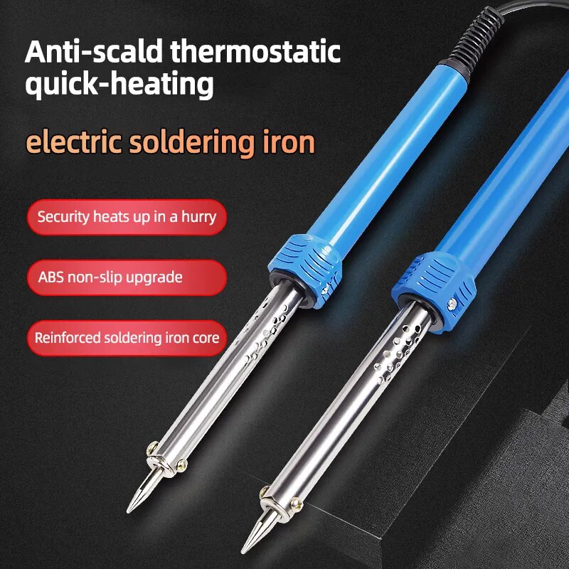 Electric Irons Soldering Temperature Adjustable Electric Iron Mini Handle Heat Pencil Soldering Iron Soldering Tool Iron Tip 60w