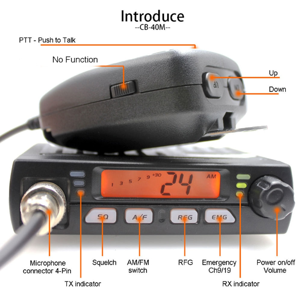 Mini Mobile CB Radio