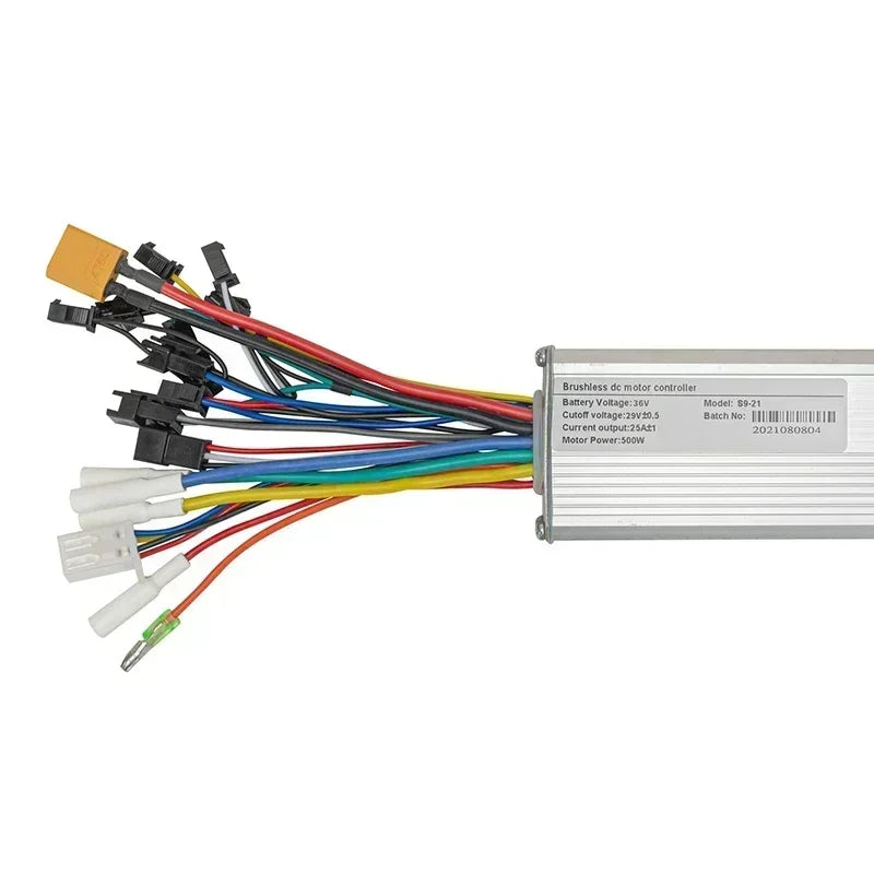 Bicicleta Electric Brushless DC Controller S6-21 25A 24V/36V/48V 250W/350W/500W Electric Scooter/Bicycle Accessories Mainland