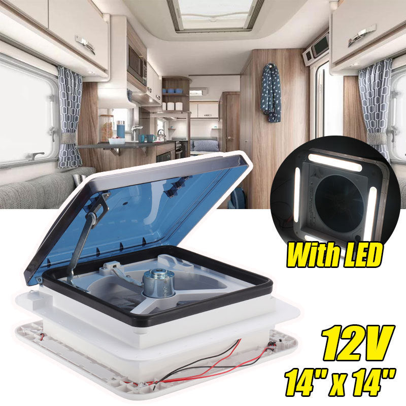 RV Ventilation Fan 12 V Exhaust Fan Roof Mounted For RV Motorhome and Trailer.