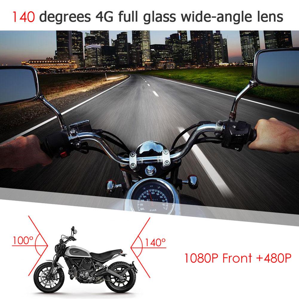 SE300 1080P Motorcycle DVR Dash Cam with Front and Rear View.