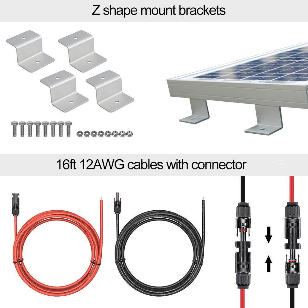 100 Watt 12 Volt solar panel