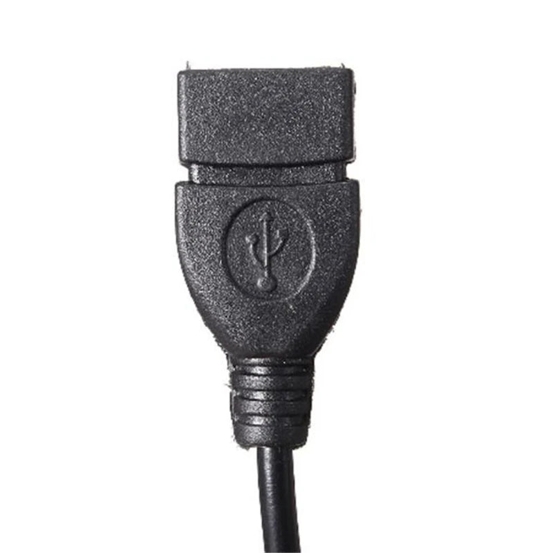 3.5mm Male Audio AUX Jack to USB 2.0 Type A Female