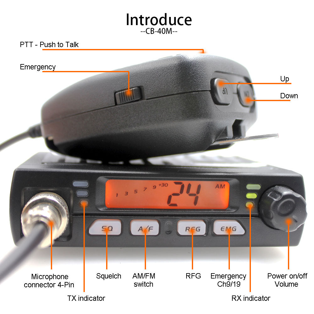 Mini Mobile CB Radio