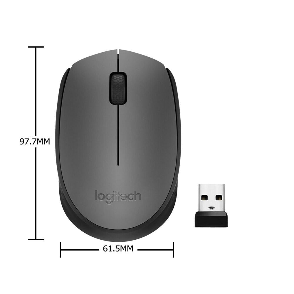 Wireless Mouse 1000 DPI 3 Button two-way wheel with Nano Receiver for PC Computer Laptop