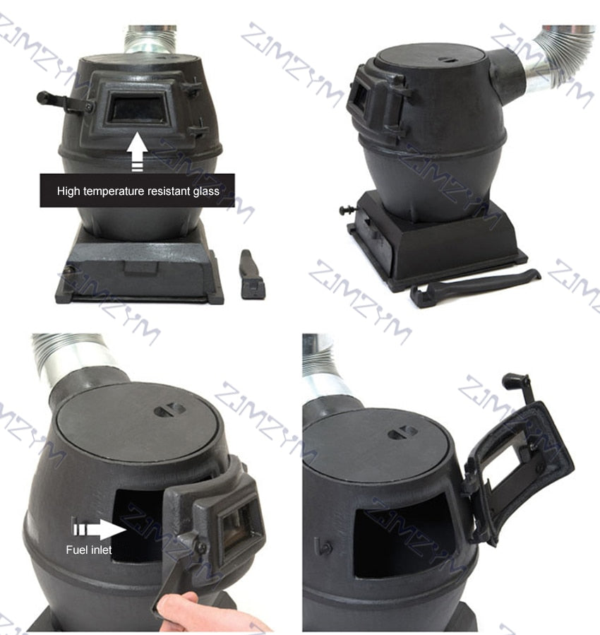 Outdoor Mini Wood Stove Camping Heating Portable Stove