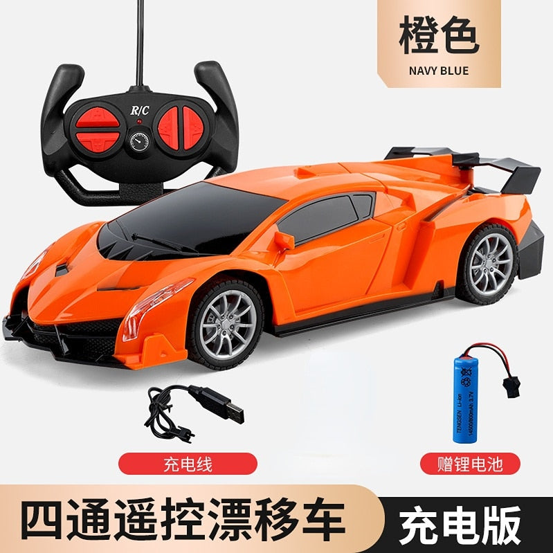 1:16 Kids RC Car Toys with Led Light 2.4G Radio Remote Control Cars