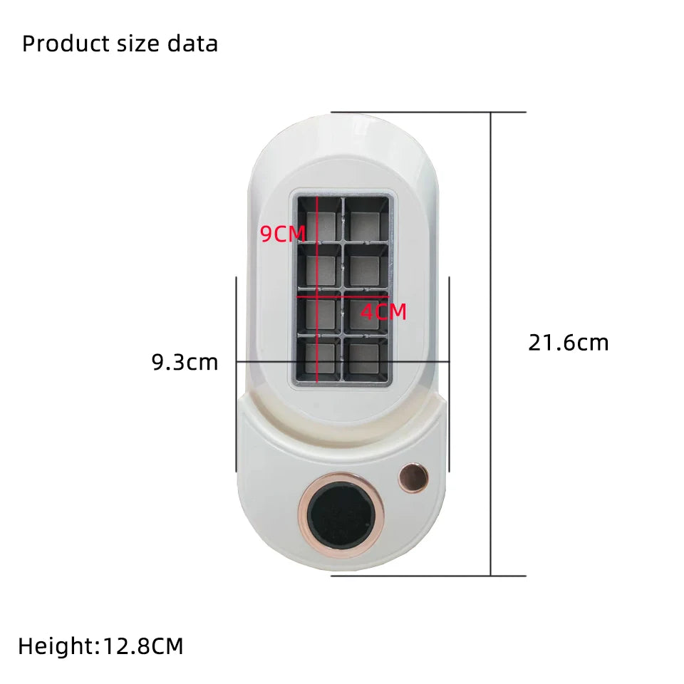 12V/220V Car Ice Maker Desktop Portable Mini Ice Cubes Maker Machine 8 Ice Cubes Ready in 15 Mins For Home/Kitchen/Camping/RV