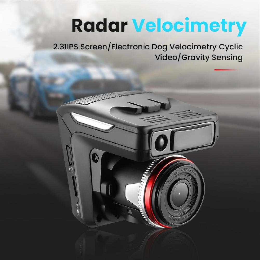 Car Dash Camera Full HD 1080P, Radar Detector, Night Vision Video Camera.