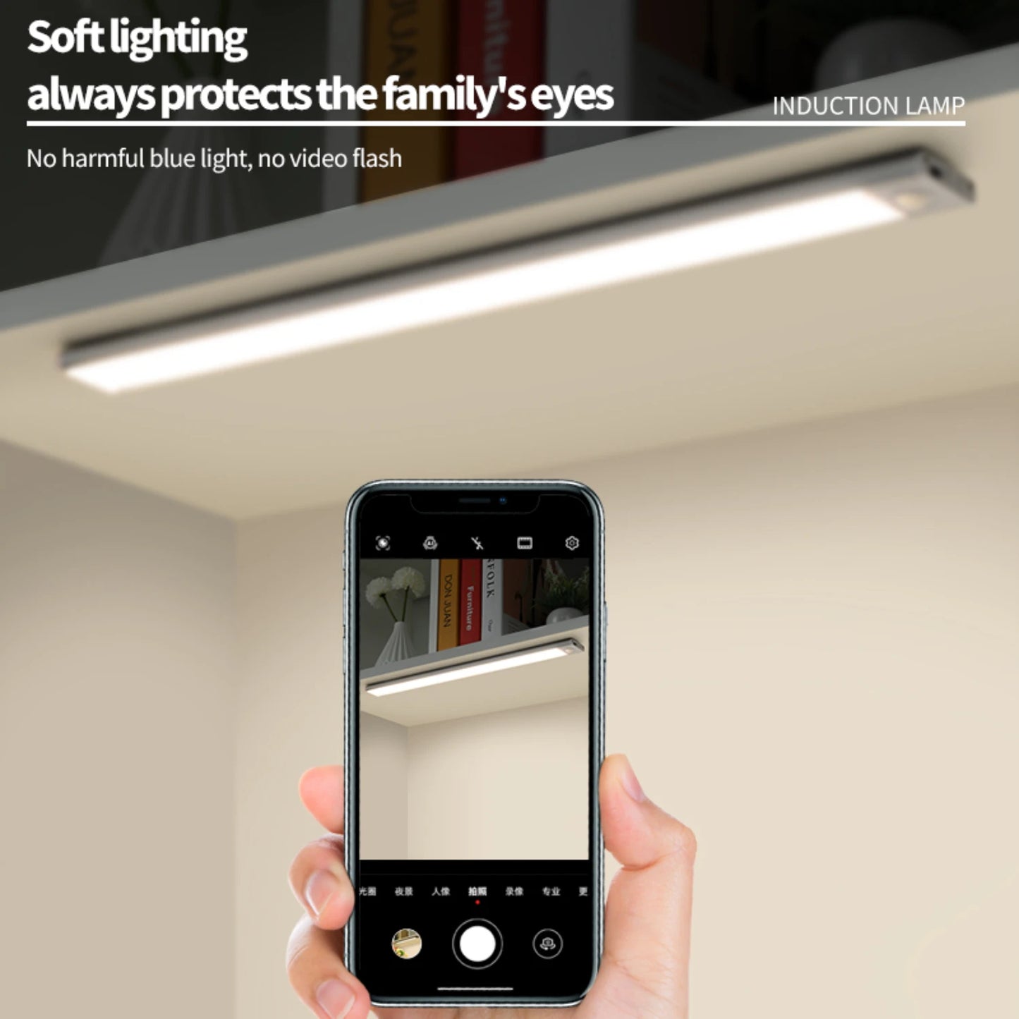 New Wireless Rechargeable LED Motion Sensor Lamp for Cupboard, Bedroom, and Wardrobe - Under Cabinet Night Light available in 20