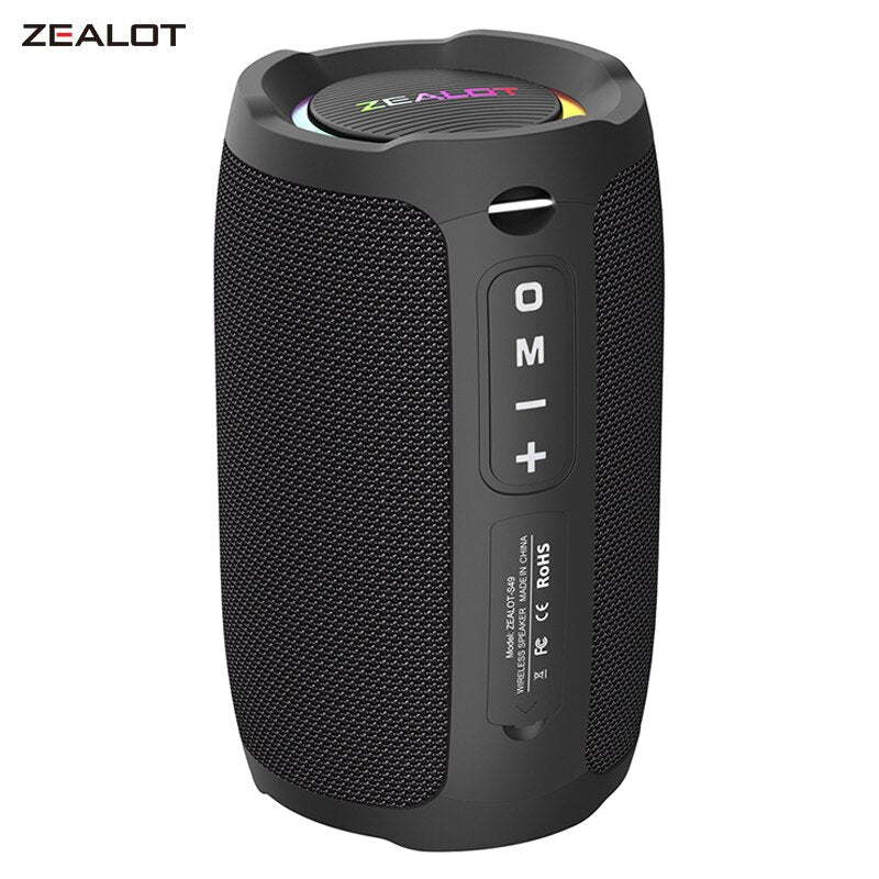 Portable Bluetooth Speaker Waterproof Powerful Sound Bass Boost Dual Pairing TF, TWS, USB