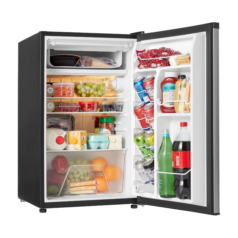 4.3 Cu foot Single Door Mini Fridge, Stainless Steel refrigerator