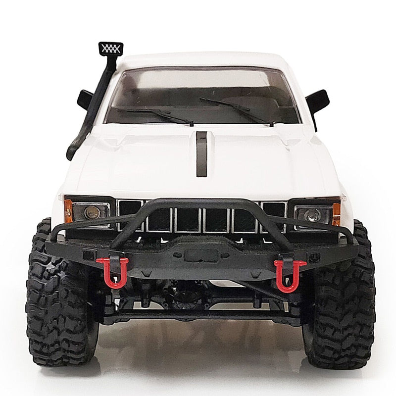 WPL C24-1 Full Scale RC Car 1:16 2.4G 4WD Rock Crawler Electric Buggy Climbing Truck LED Light On-road 1/16 For Kids Gifts Toys