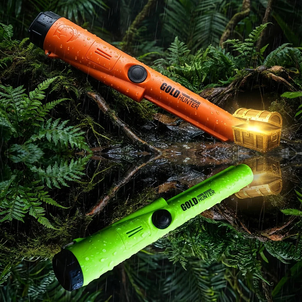 Join in the adventure of coin 🪙 hunting using the The Garrett Pro Pointer AT, aka the Garrett Carrot is a must have tool for any serious treasure hunter this pointer is waterproof up to 20 feet and has three levels of sensitivity that are programmable