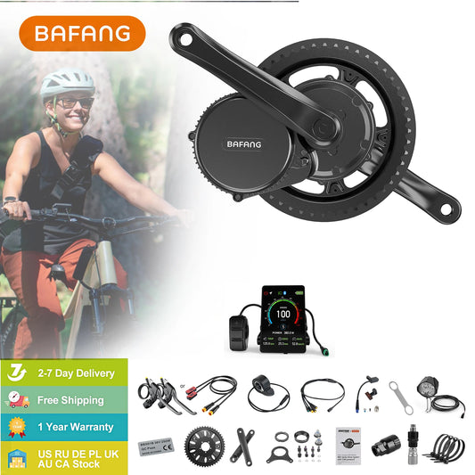 Bafang CAN 750W Mid Drive Motor Electric Bicycle Conversion Kit BBS02B BBS02 Ebike Engine 68-73mm 100mm Mountain Tricycle Bike