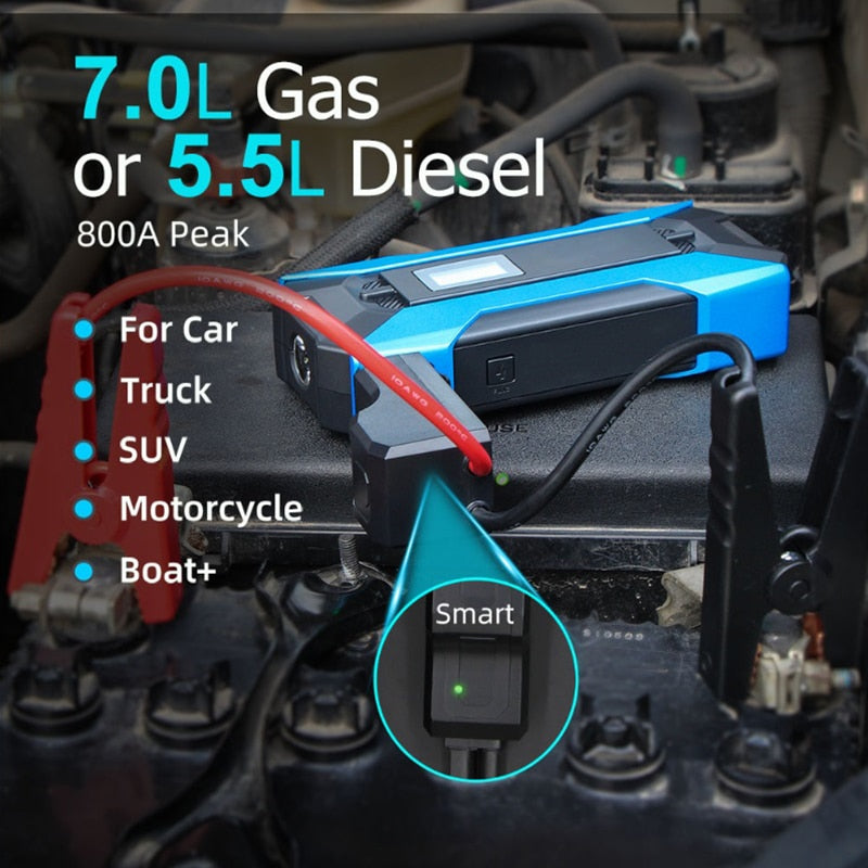 12V Car Jump Starter Portable Power Bank