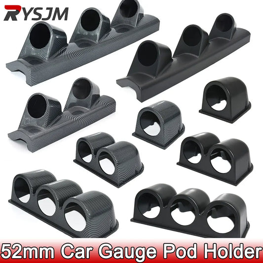 2inch 52mm Car Gauge Pod Universal Black Single Double Triple Car Meters Holder for Left Right Drive Car for Auto Gauge Pod