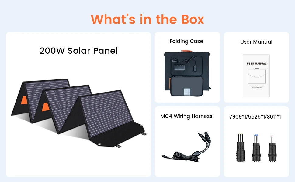 Ctolity 2400W 1600W 500W Portable Power Station,200W 100W Solar Panel Option, Solar Generator for Camping Emergency,UPS Function