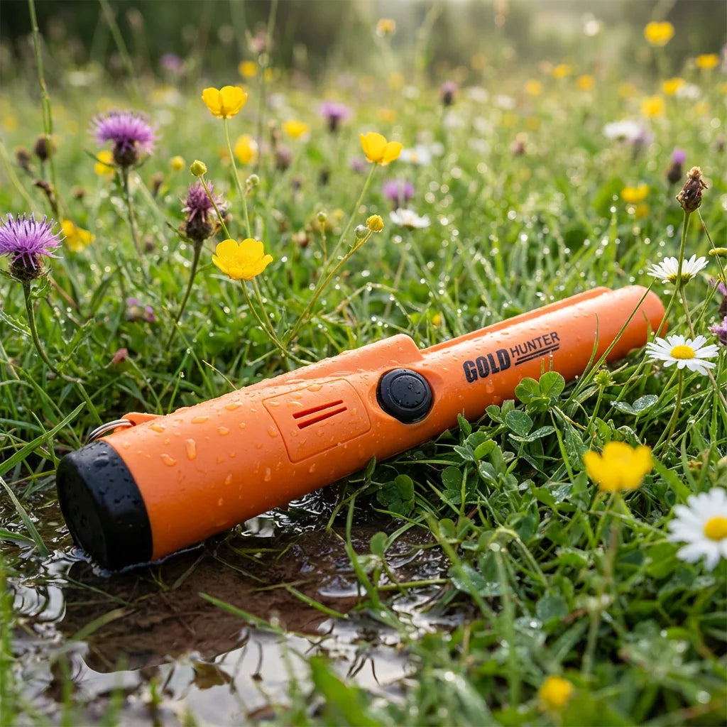 Join in the adventure of coin 🪙 hunting using the The Garrett Pro Pointer AT, aka the Garrett Carrot is a must have tool for any serious treasure hunter this pointer is waterproof up to 20 feet and has three levels of sensitivity that are programmable