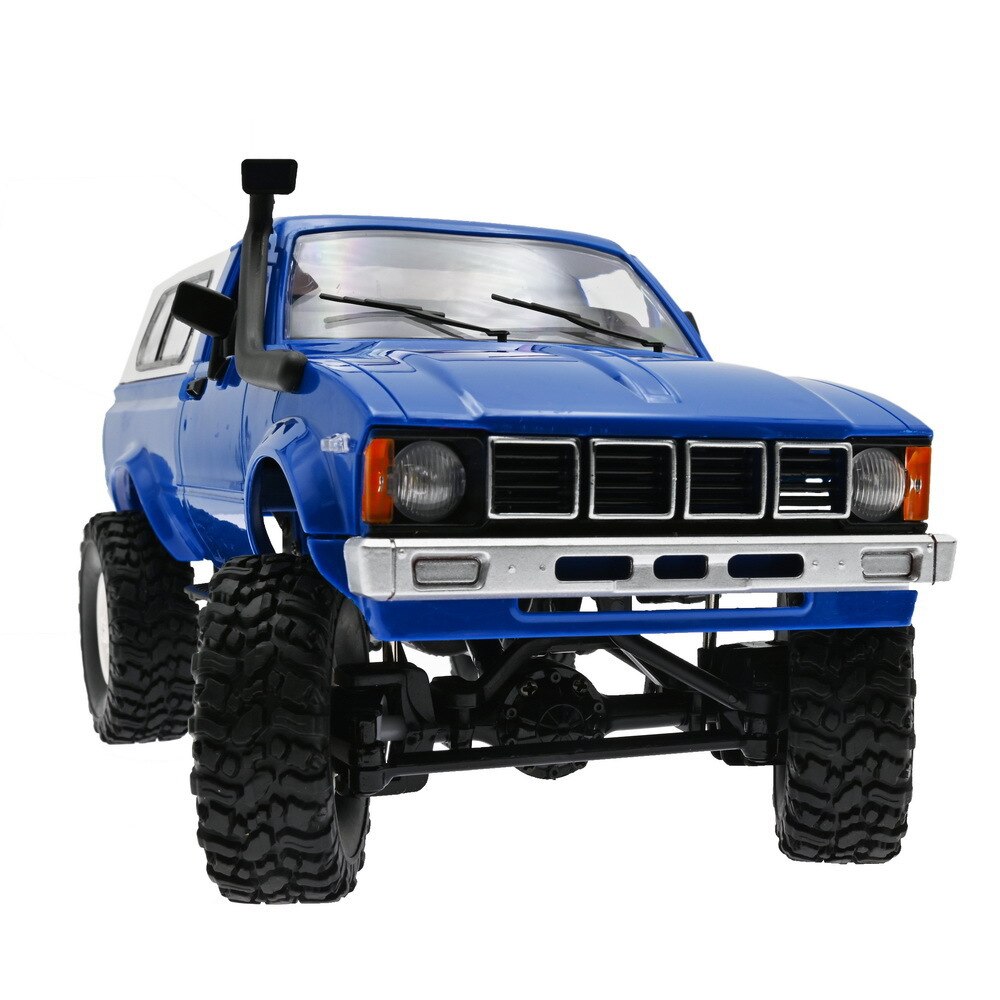 WPL C24-1 Full Scale RC Car 1:16 2.4G 4WD Rock Crawler Electric Buggy Climbing Truck LED Light On-road 1/16 For Kids Gifts Toys