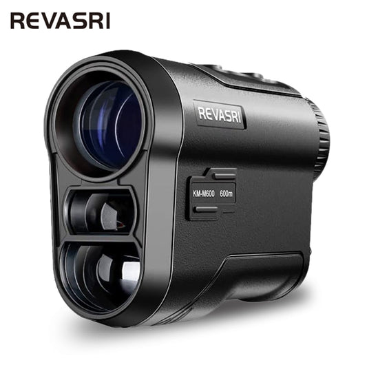 REVASRI Golf Laser Rangefinder 600M Rechargeable Battery,Slope and Flag Pole Lock Vibration for Golfing,Hunting,Survey