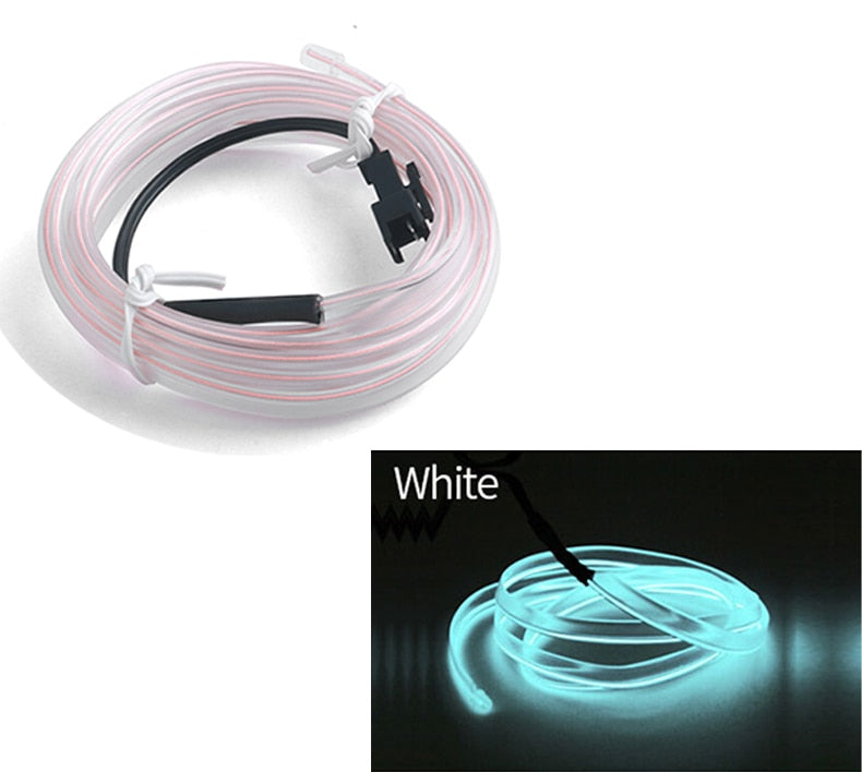 LED Ambient Light For Car LED Panel Dashboard Neon Strip EL Light Line Tube