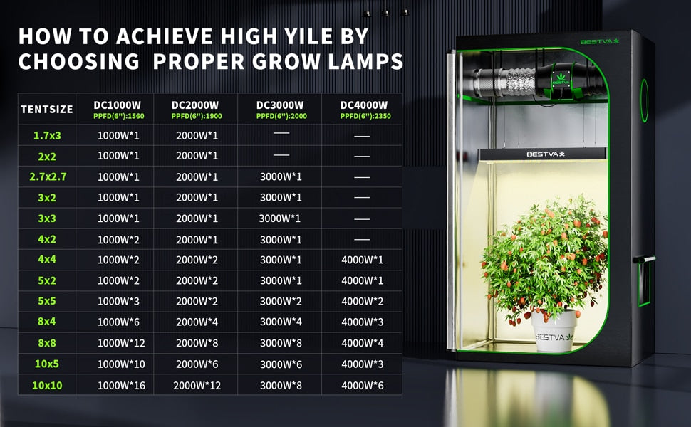 LED grow light 1000W 2000W 4000W Full Spectrum for indoor plants grow tent hydroponics