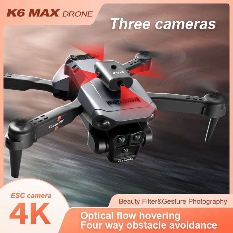 Mini Drone 4K Professional Three Cameras Flow Localization, Obstacle Quadcopter