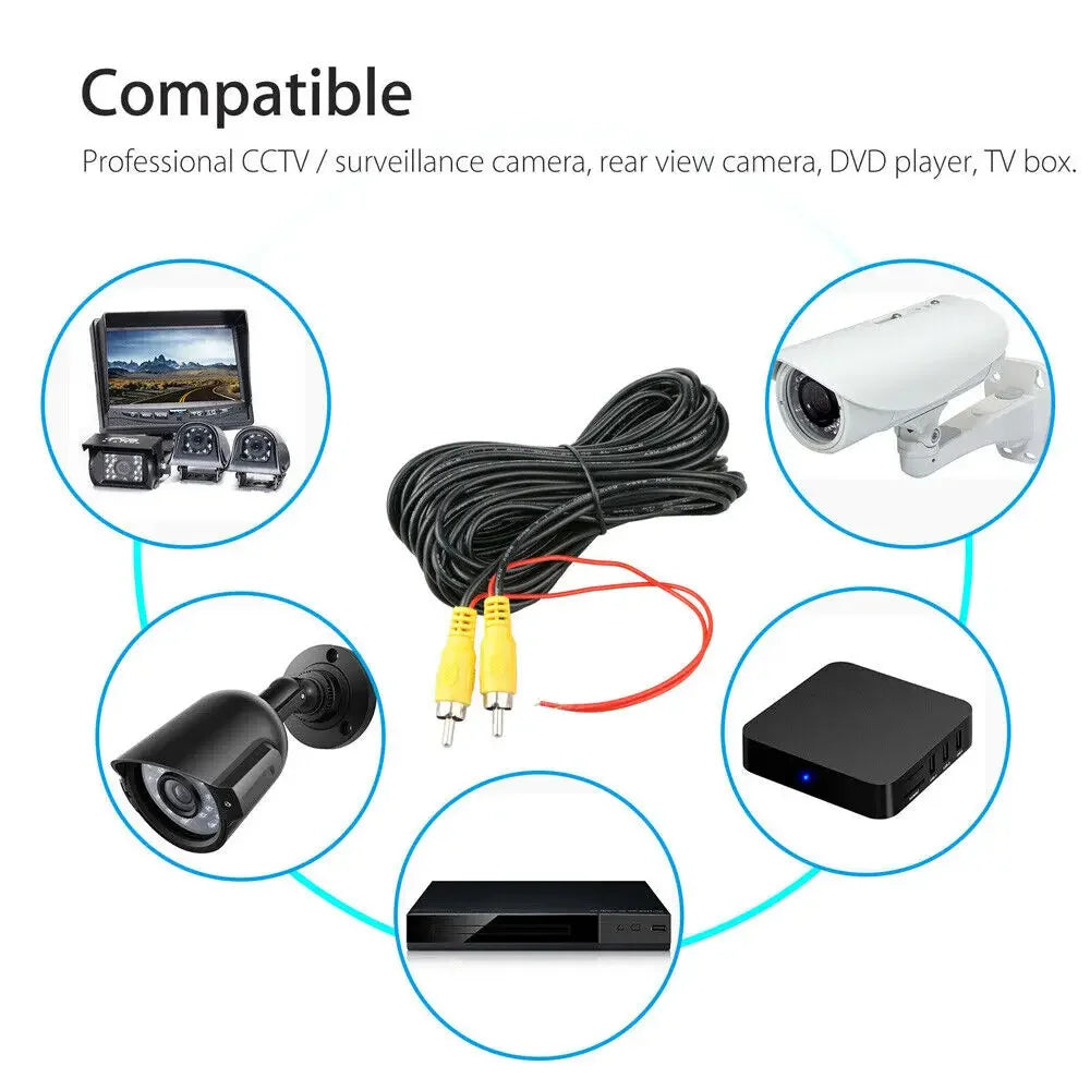 Wireless Car Rear View Camera Wiring Kit 2.4GHz DC 12V Vehicle Video System Parking Monitor With Reverse Transmitter Receiver