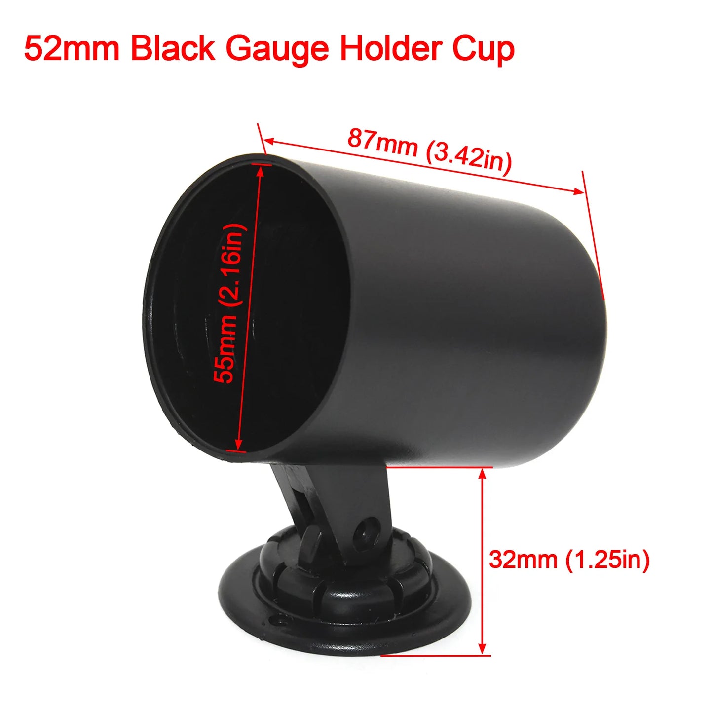 2inch 52mm Car Gauge Pod Universal Black Single Double Triple Car Meters Holder for Left Right Drive Car for Auto Gauge Pod