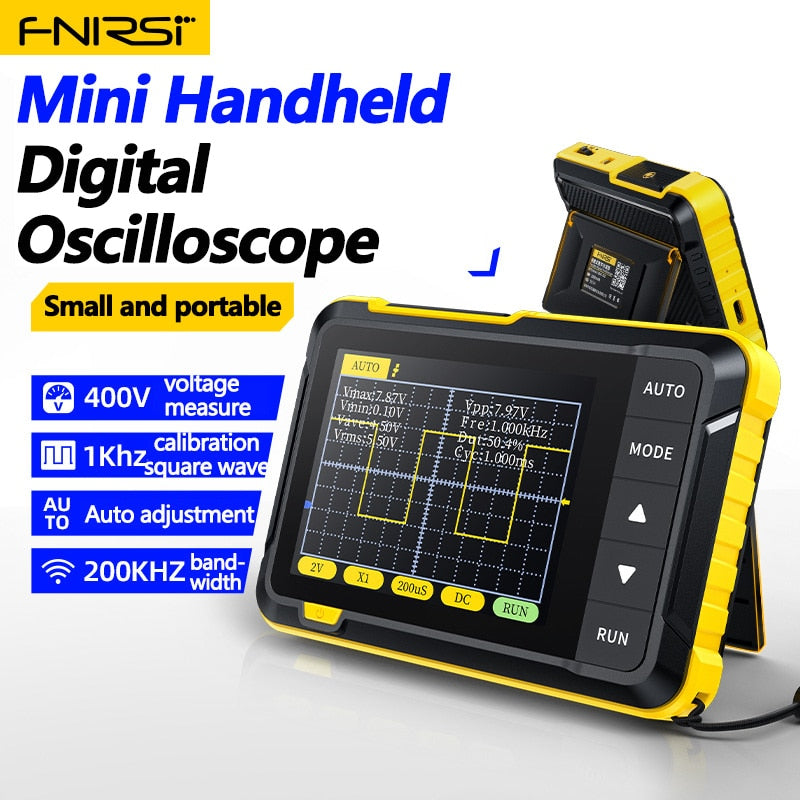 Mini Handheld Digital Oscilloscope Support PWM Output