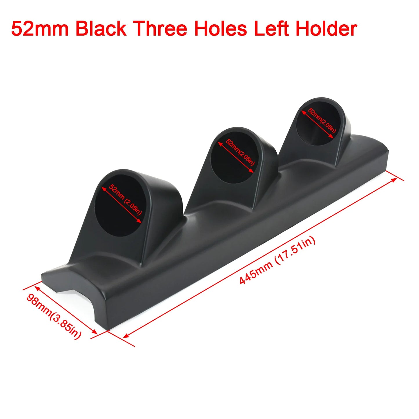 2inch 52mm Car Gauge Pod Universal Black Single Double Triple Car Meters Holder for Left Right Drive Car for Auto Gauge Pod