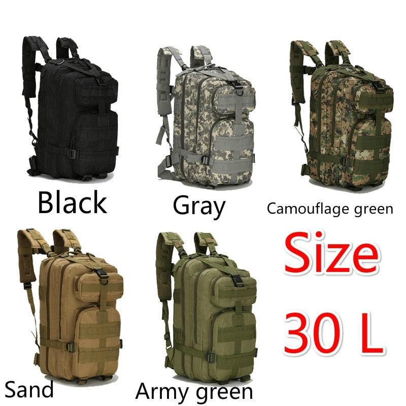 Nylon Waterproof Backpack Outdoor Military Rucksacks Tactical Sports Camping Hiking