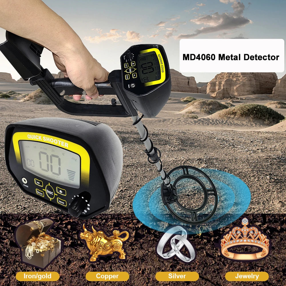 TX-850 Professional Metal Detector Underground Depth 2.5m Scanner Search Finder Gold Detector Treasure Hunter Pinpointer MD4060