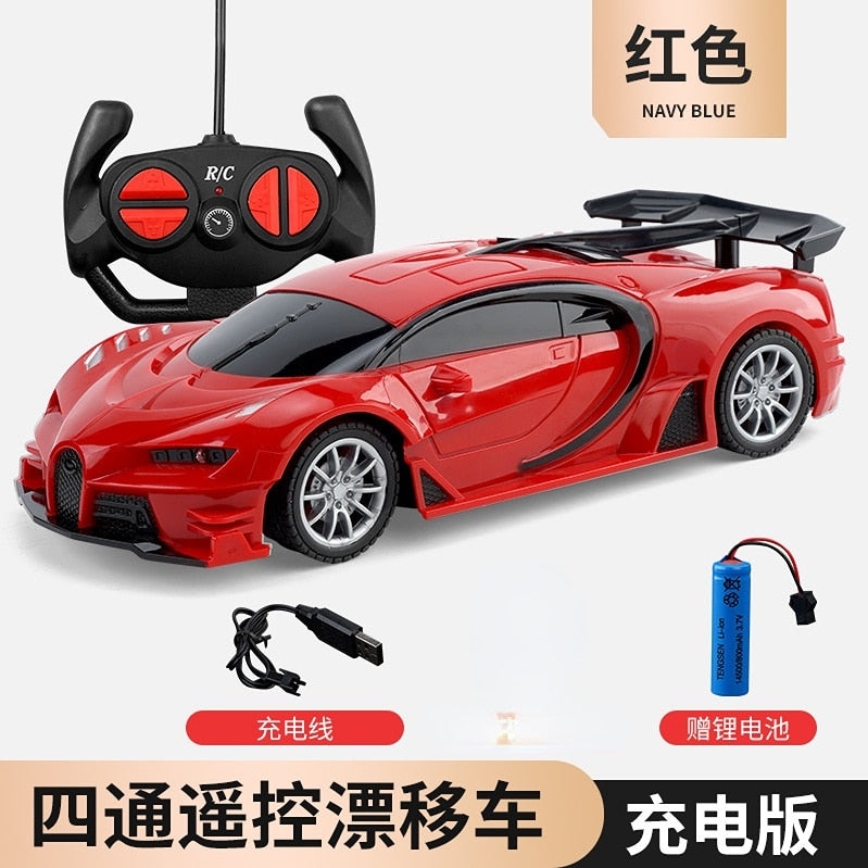 1:16 Kids RC Car Toys with Led Light 2.4G Radio Remote Control Cars