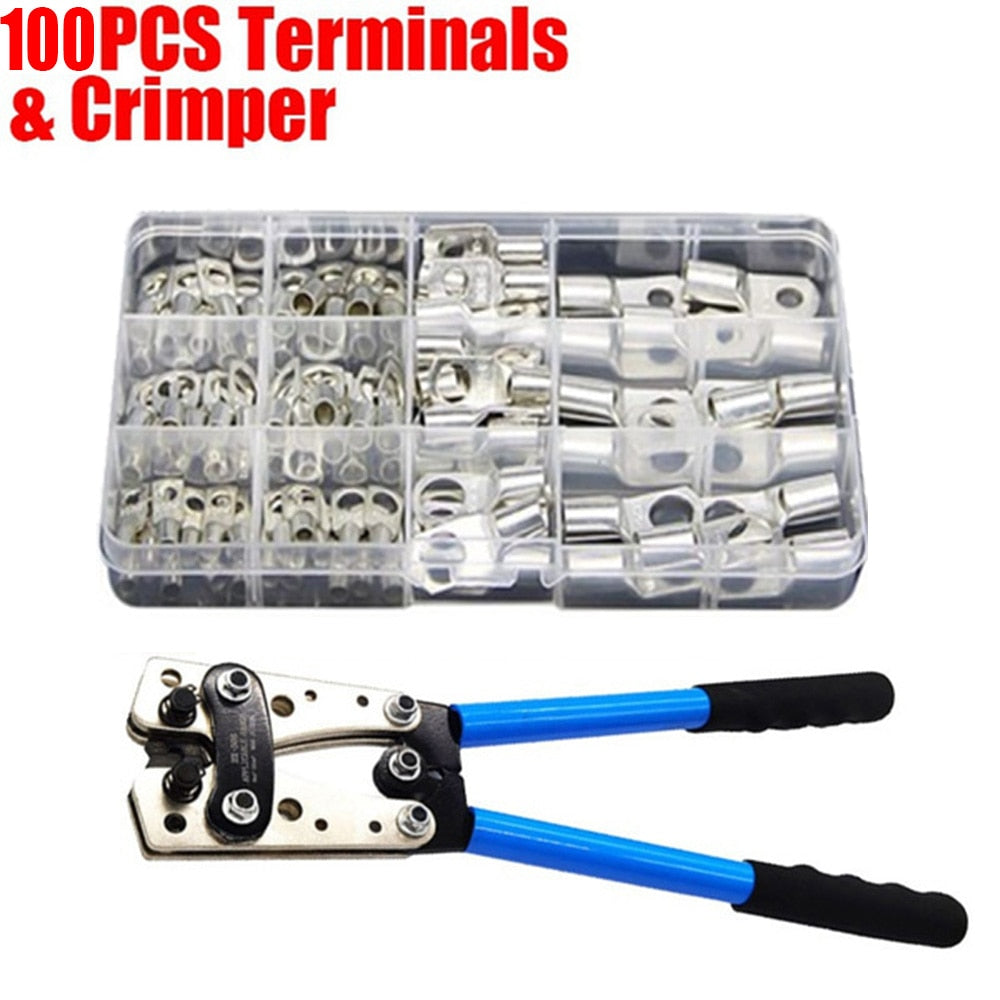 Portable Cable Crimping Tool Professional Crimper Plier