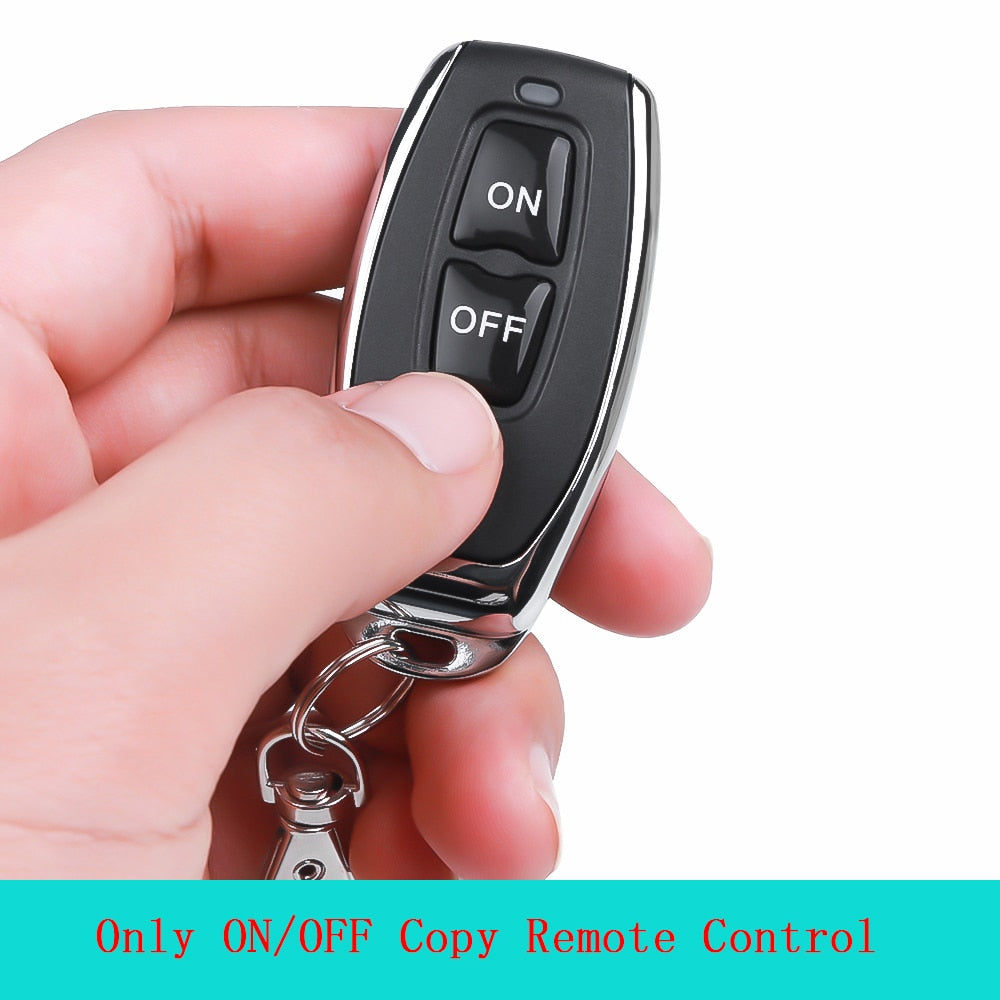 12V 10A Relay 1 CH Wireless RF Remote Control Switch Transmitter with Receiver