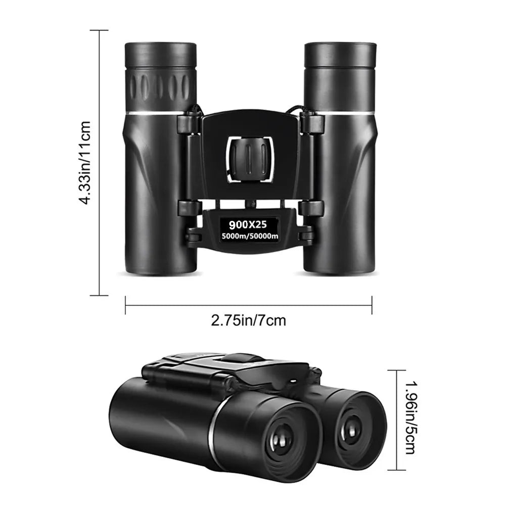 HD Powerful Folding Mini Binoculars.