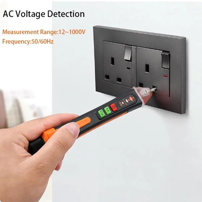 T-02A Non-Contact Voltage Detector Smart Breakpoint Finder Voltage Tester Pen 12-1000V Electrical Tools Voltage Indicator