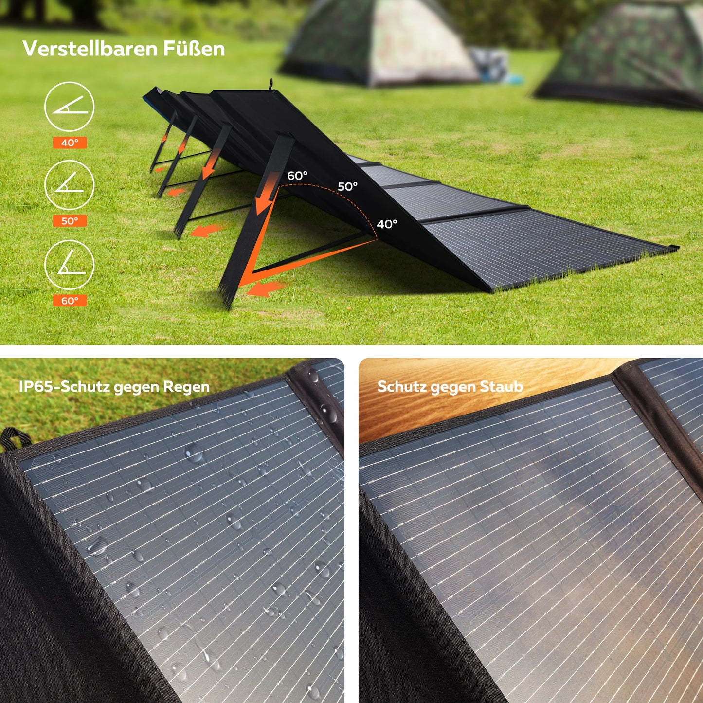 Ctolity 2400W 1600W 500W Portable Power Station,200W 100W Solar Panel Option, Solar Generator for Camping Emergency,UPS Function