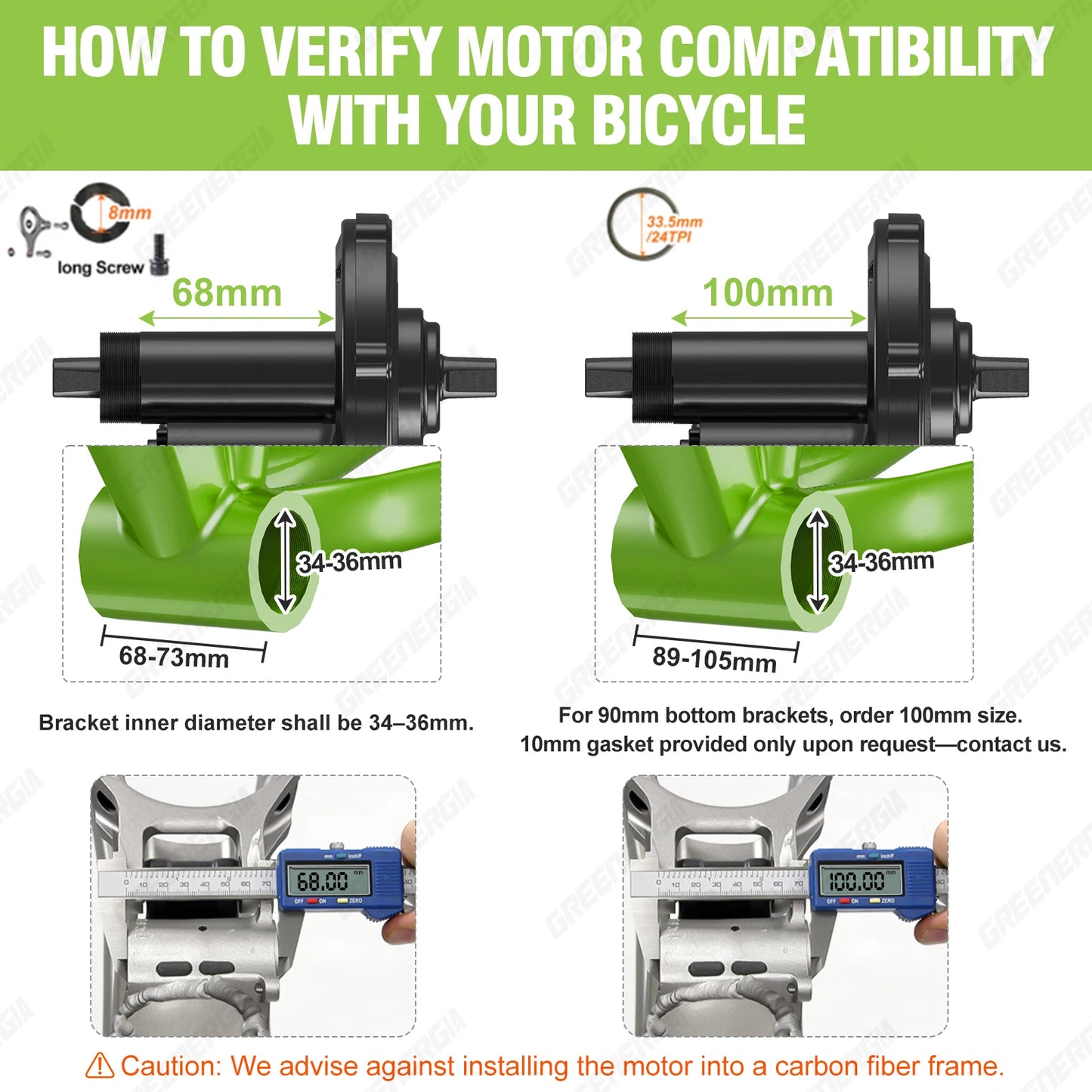 Bafang CAN 750W Mid Drive Motor Electric Bicycle Conversion Kit BBS02B BBS02 Ebike Engine 68-73mm 100mm Mountain Tricycle Bike