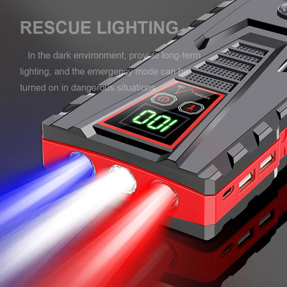 Car Jump Starter Power Bank 12V Portable Car Battery Booster