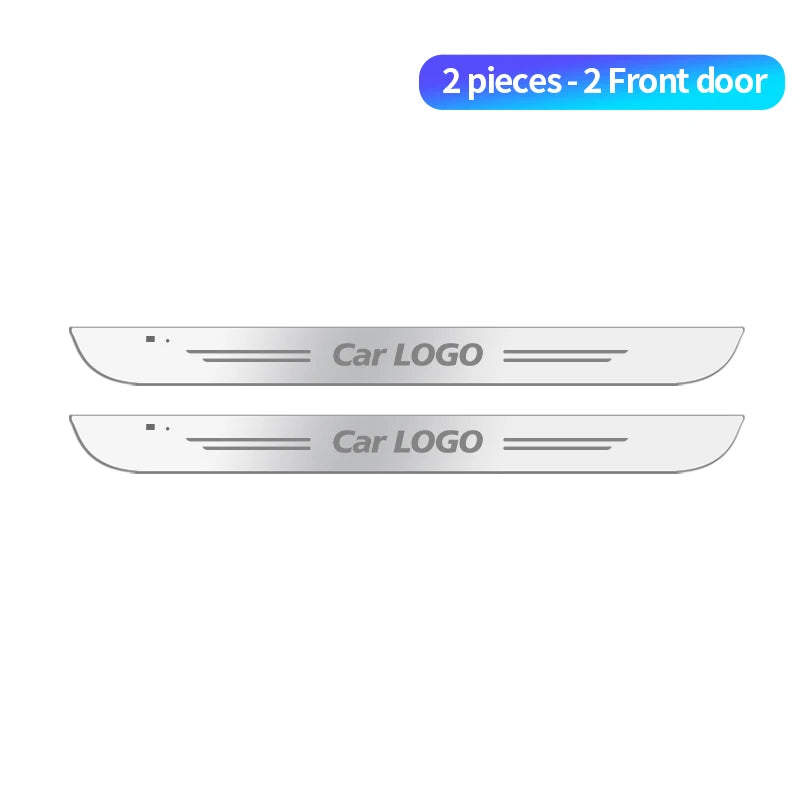 New LED Welcome Pedal Car Scuff Plate Pedal Door Sill Pathway Light For Ford ST Line Focus,  Fiesta, Kuga, and Escape Auto Accessories