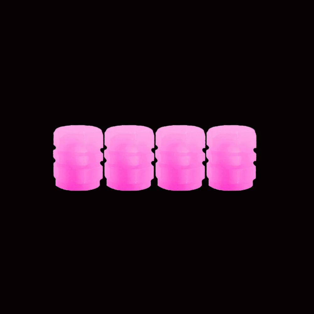 Universal Luminous Tire Valve Cap Car Wheel Hub Glowing Dust-proof Decorative Tyre Rim Stem Covers Applicable Motorcycle E-Bike