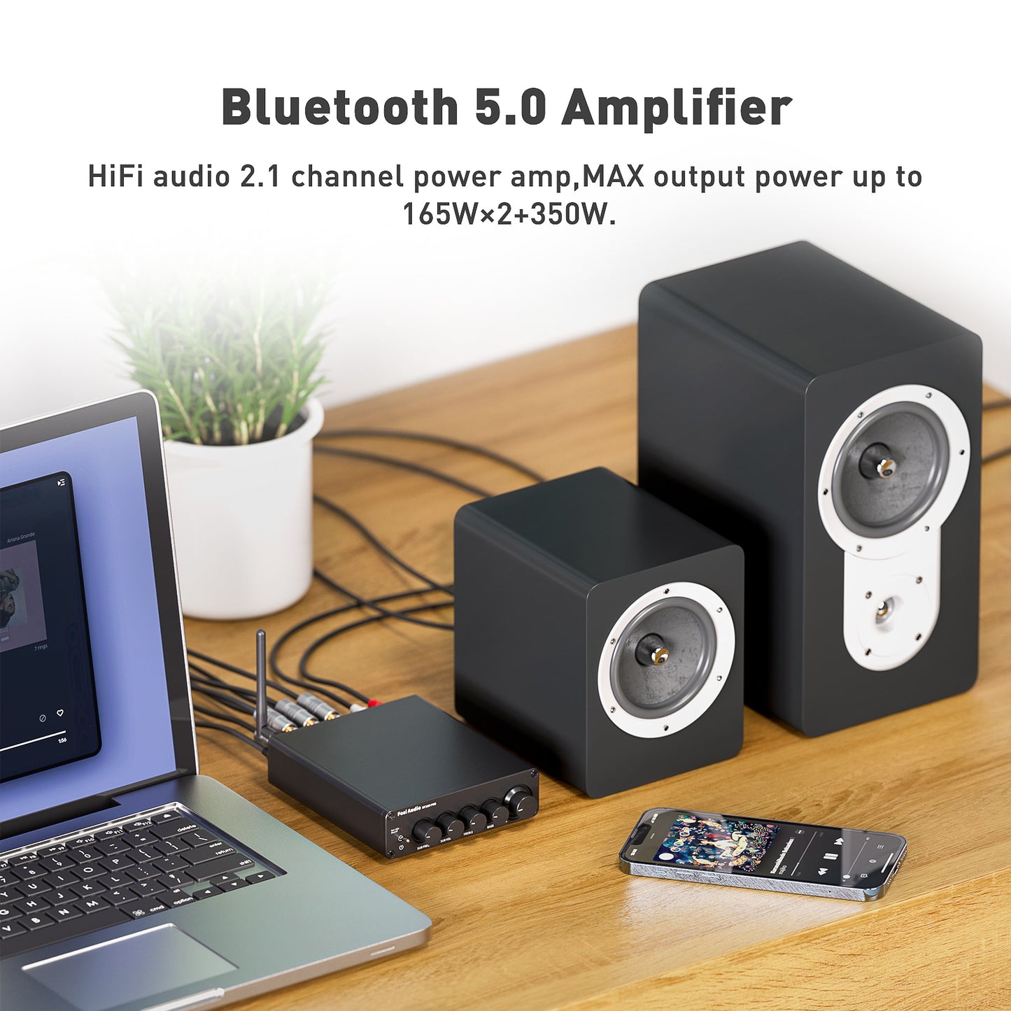 New Fosi Audio Bluetooth Sound Power Amplifier