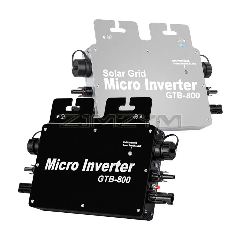 800W PV Solar Micro Inverter DC to AC Output 110V 220V Micro Solar Grid Tie Inverter IP65 With WIFI