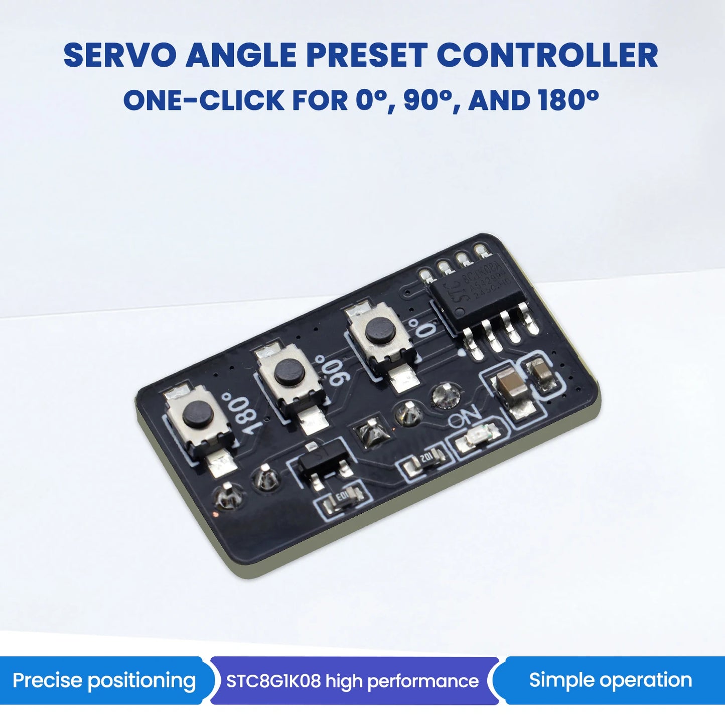 1PC Servo Motor Angle Test Module +1PC SG90 180 Degree Servo Motor For Arduino Robot DIY Electronic Components