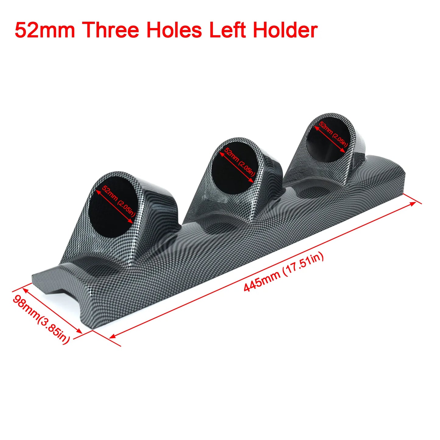 2inch 52mm Car Gauge Pod Universal Black Single Double Triple Car Meters Holder for Left Right Drive Car for Auto Gauge Pod